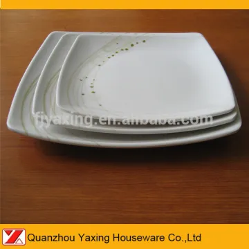 YAXING Melamine 7.5'' white Square plate