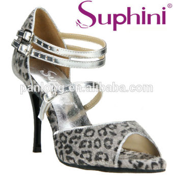 Leopoard two ankle tango shoes women for dancing