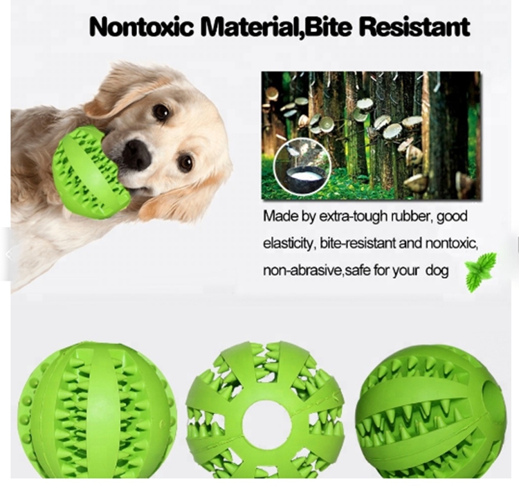 Dog Teeth Cleaning Toy Ball Silicone Pet Ball