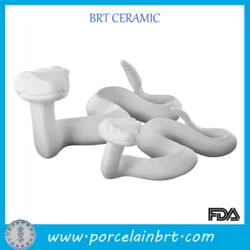 Unpainted snake ceramic bisque custom