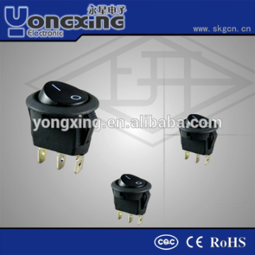 KCD8 20mm led 6a 250v rocker switch