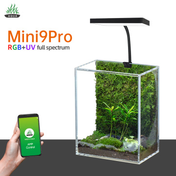 Changeable Dimming APP-Controlled LED Aquarium Lighting for Hardscape Microscopic Landscape Tanks