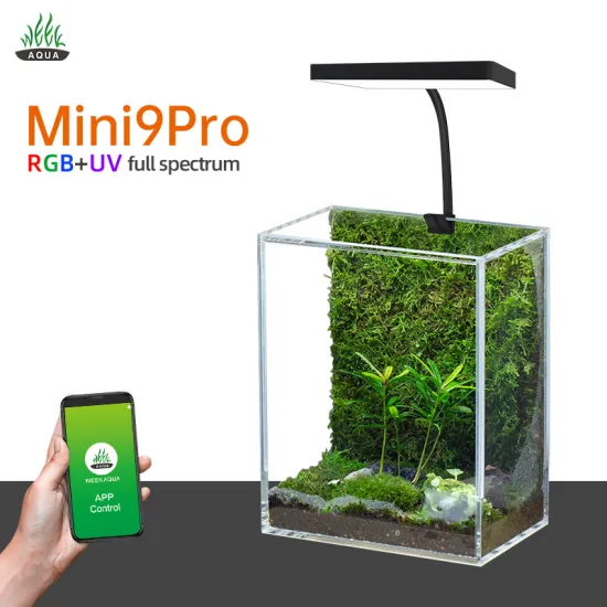 Changeable Dimming APP-Controlled LED Aquarium Lighting for Hardscape Microscopic Landscape Tanks