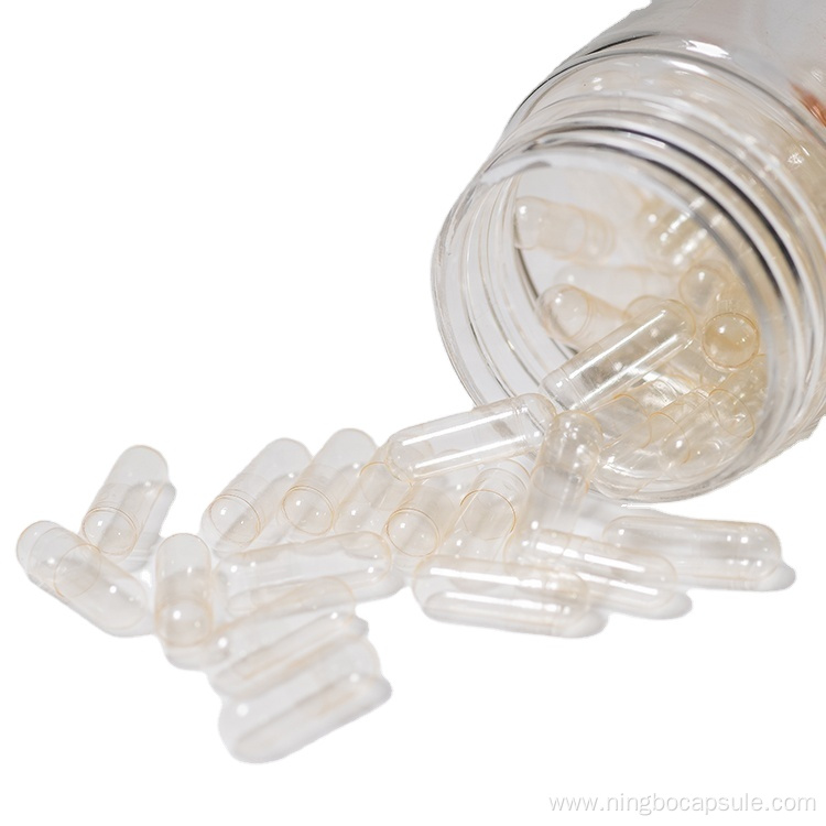 HPMC 0# 1# 2# Vegetable Transparent Capsules