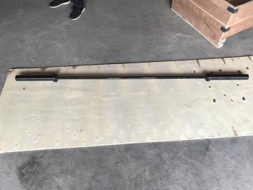 Men's olympic bar with black hard chromed
