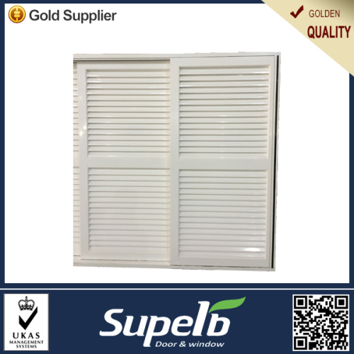 2014 hot selling products powder coated aluminium heavy duty louver sliding door