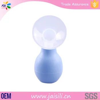 BPA free silicone breast milk pump manual breast pump oem