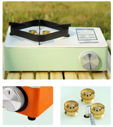 Mini Portable Windproof Stove Outdoor Kitchenware BBQ Gas Cooker Camping Stove