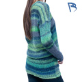 Pullover wanita diperbuat daripada mohair akrilik