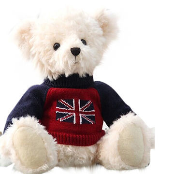 Teddy bear with sweater