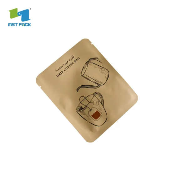 Embossed Logo Single-Serve Drip Coffee Bags For Home Brewing