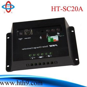 High quality PWM solar charge controller 20A 12V/24V