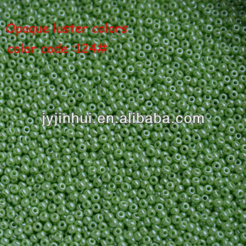 13/0 High quality Lustered glass color Beads/ Jewelry Seed Beads Wholesale