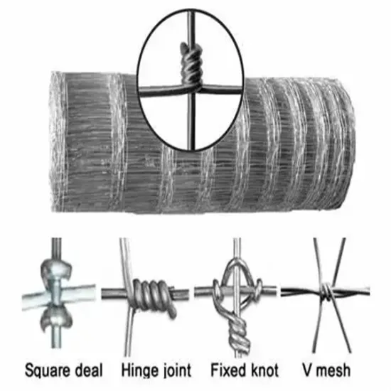 heavy duty fixed knot woven wire field game fence/ Galvanized Sheep Farm Fence Price/ 2.2mm 2.5mm 2.7mm wire farm fence