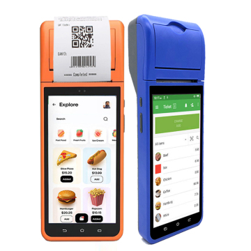 3G/4G Restaurant Handheld Android 11 POS Machine with QR Code Scanner
