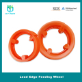 Polyurethane Lead Edge Feeding Wheel untuk pencetak kadbod