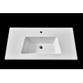 Acrylic solid surface embedded washbasin for bathroom