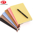 Impresión de cuaderno de diario de cubierta textil de lujo