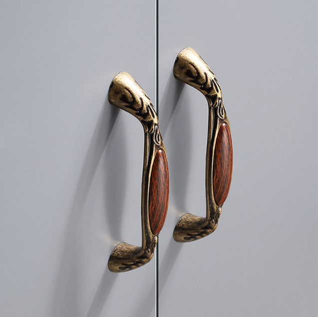 wooden wardrobe door handles