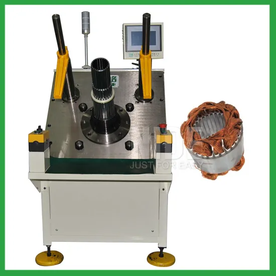 Three phase motor auto stator coil inserting machine