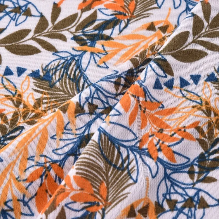 โพลีเอสเตอร์ 95% แยกย้ายกันด้านหนึ่งแปรงกระจายพิมพ์ถักผ้า DTY สำหรับเสื้อผ้า