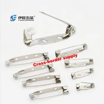 YIWANG Wholesale Metal Nickel Safety Pins for Badge