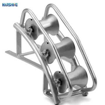 Rouleau d'avance de trou d'homme de rouleau en aluminium de cadre en acier MARML-5