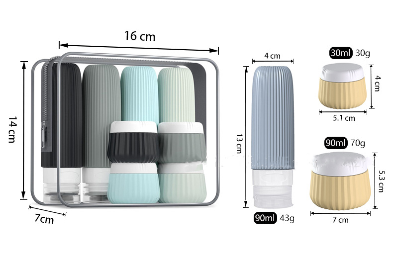 silicone travel bottle MFZ-N005