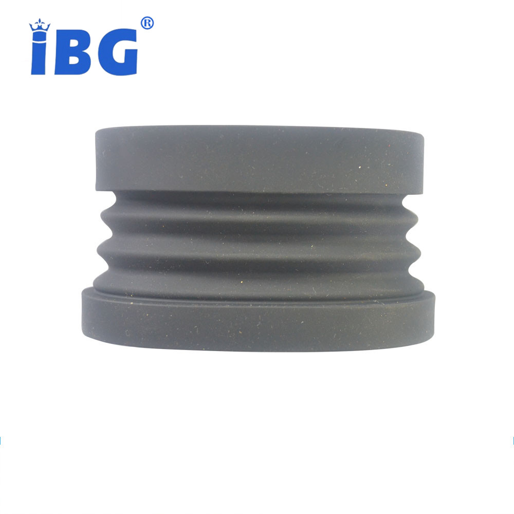 black silicone rubber bellows