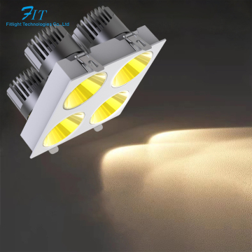 10W LED Square Recessed Trimmed Downlight Housing IP44 25W Dual Surface Mounted 15W 20W Spotlight