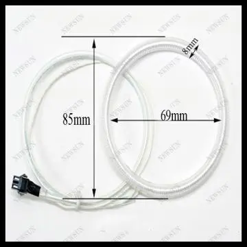 Unversal Fit Ultra White CCFL Angel Eyes Halo Rings for Outer DIA 85MM