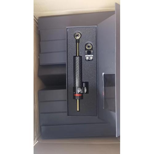 Steering Damper Adjustable Hydraulic Operation CNC Motorcycle Matris Steering Damper ITALY Supplier