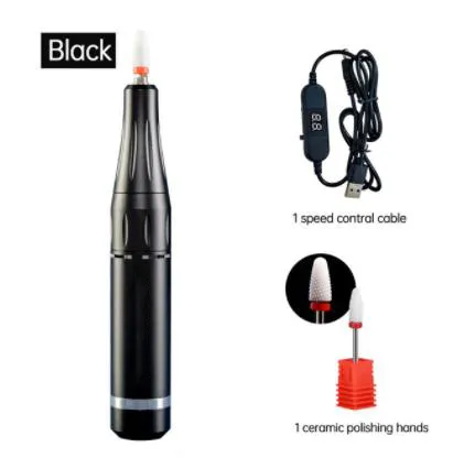 Rechargeable Acrylic Nail Drill 35000 rpm Portable Cordless Nail Drill Machine