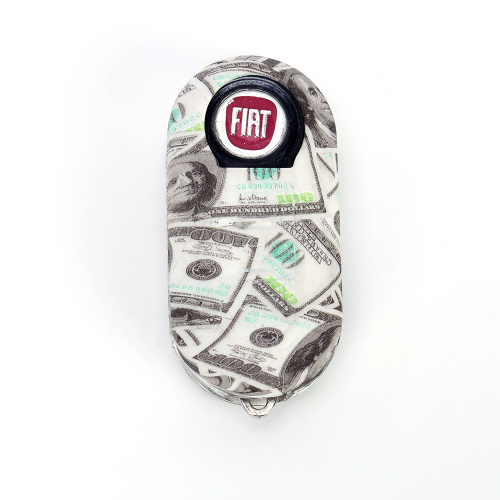 Silicone key shell fob cover for fiat