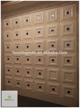 2016 full specification new fur leather 3d wall panel