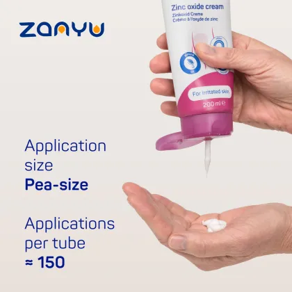 Private Label Skin Zinc Oxide Cream - 200ml Effective Skin Protection & Healing for Incontinence Care