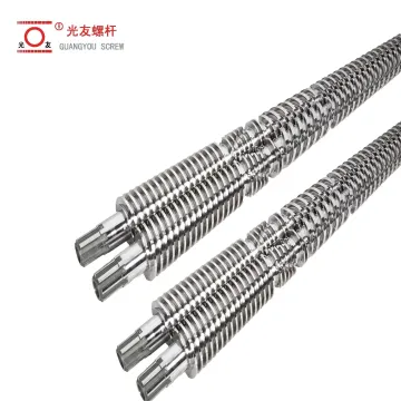 ISO Certified Wear Resistant Plastic Extruder Conical Twin Screw at Barrel Para sa WPC/LVT Floor