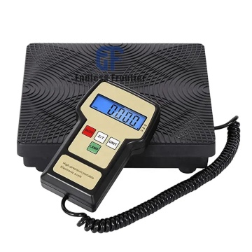 High Precision Electronic Digital Refrigerant Charging Scale - 50kg to 100kg with HD LCD Display