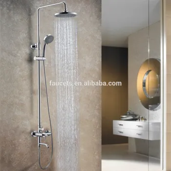 Solid Brass Single Handle Rain Bath Shower Mixer