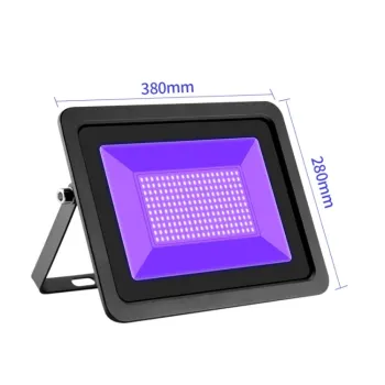 50W to 200W LED Disco Light: UV 365nm, IP66 Certified, Aluminum Lamp Body, ETL Approved - Perfect for Night Clubs and Parties