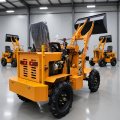 Kompakt Sıfır Emisyon 400kg Elektrikli Kürekli Yükleyici