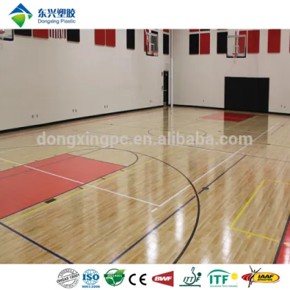 Basketball court pvc Sports flooring