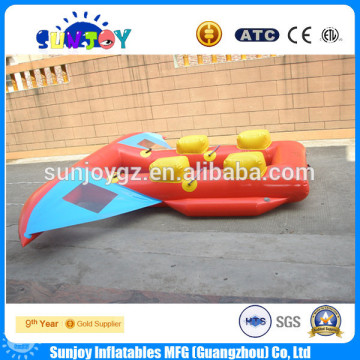 SUNJOY 2016 high quality wholesale inflatable flying fish boat with CE