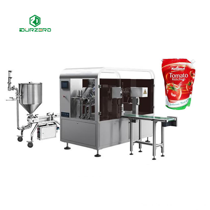 Tomato Ketchup Pouch Packing Machine Png