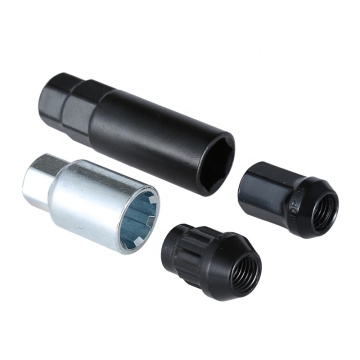 WHEEL NUT LOCK SET, L=32mm, CHROME/ZINC, 16+4+2PCS/SET, Blister Packing