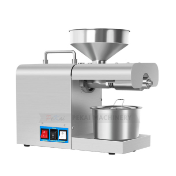 Hoogkrachtige huishoudelijke oliepress RG-311 voor sesam- en pinda's-820W Cold Press Oil Machine