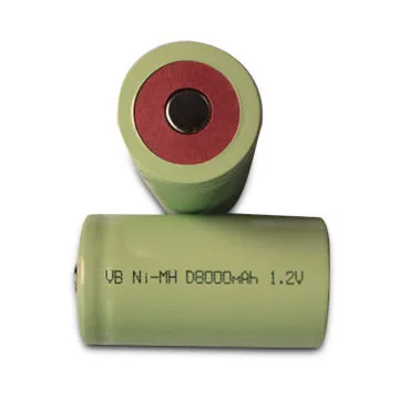 NiMH Batteries with 8,000mAh Capacity, Suitable for High-temperature Flashlights