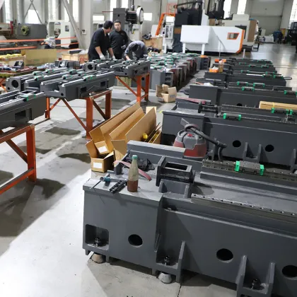 Heavy Vertical CNC Metal Cutting Gantry Milling Machine GMB-6032