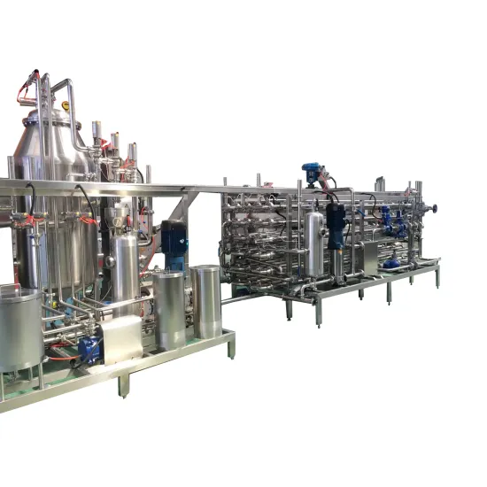 Complete UHT Milk Aseptic Filling Production Line Solution
