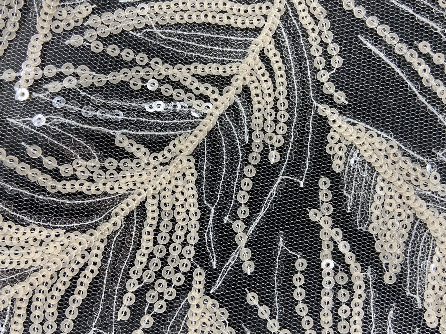 Feather Pattern Embroidery Fabrics